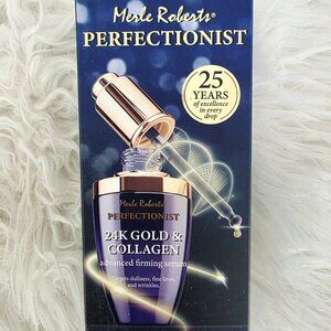 NIB Merle Roberts Perfectionist 24K Gold & Collagen Advanced Firming Serum- 30mL